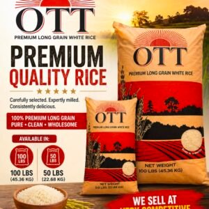 OTT White Rice 100lbs